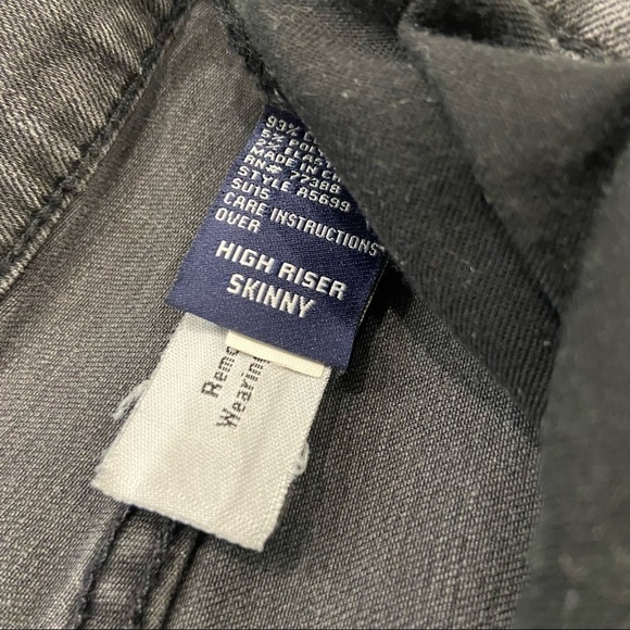 Madewell Gray TwoTone High Riser Skinny size 26 - Picture 8 of 8